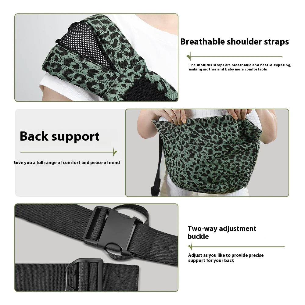 Portable Baby Sling Carrier - One Shoulder Strap for Growing Babies