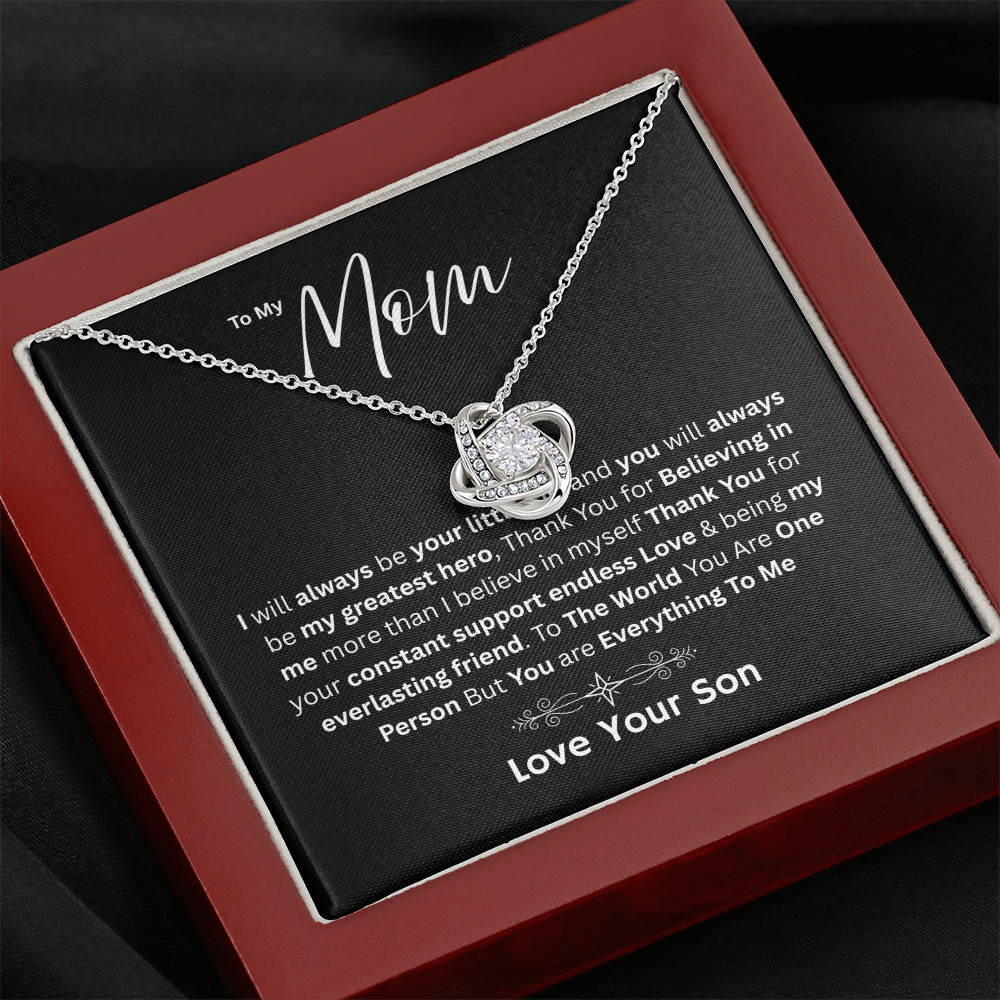 For My Mom - My Greatest Hero Love Son - Necklaces
