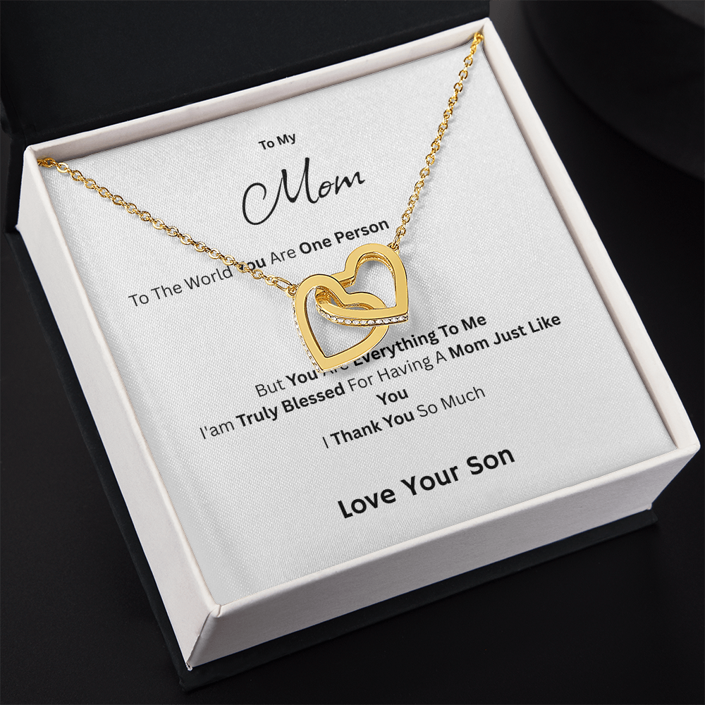 To My Mom - You Are Everything To Me Love Son - Necklaces