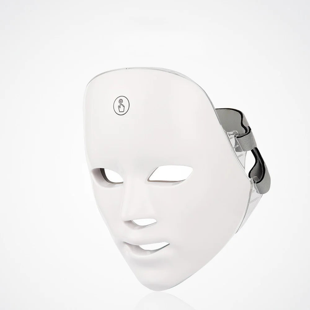 LED Facial Beauty Device - Color Light Therapy for Skin Rejuvenation